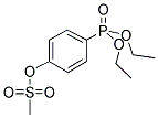 4-DIETHYLPHOSPHONO-(O-METHANESULPHONYL)PHENOL Struktur