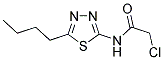 N-(5-BUTYL-[1,3,4]THIADIAZOL-2-YL)-2-CHLORO-ACETAMIDE Struktur