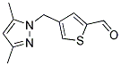 4-[(3,5-DIMETHYL-1H-PYRAZOL-1-YL)METHYL]-2-THIOPHENECARBALDEHYDE Struktur