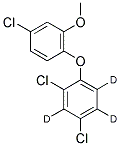 TRICLOSAN METHYL-D3 ETHER Struktur