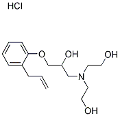 1-(2-ALLYLPHENOXY)-3-[BIS(2-HYDROXYETHYL)AMINO]PROPAN-2-OL HYDROCHLORIDE|