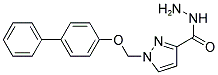 1-(BIPHENYL-4-YLOXYMETHYL)-1 H-PYRAZOLE-3-CARBOXYLIC ACID HYDRAZIDE Struktur