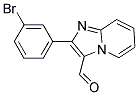 2-(3-BROMOPHENYL)IMIDAZO[1,2-A]PYRIDINE-3-CARBALDEHYDE Struktur