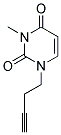 1-(3-BUTYNYL)-3-METHYL-2,4(1H,3H)-PYRIMIDINEDIONE Struktur