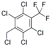 1,2,4,5-TETRACHLORO-3-CHLOROMETHYL-6-(TRIFLUOROMETHYL)BENZENE Struktur