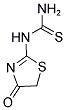 N-(4-OXO-4,5-DIHYDRO-1,3-THIAZOL-2-YL)THIOUREA Struktur