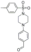 4-(4-[(4-METHYLPHENYL)SULFONYL]PIPERAZIN-1-YL)BENZALDEHYDE Struktur