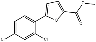 METHYL-5-(2,4-DICHLOROPHENYL)-2-FUROATE Struktur