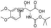 BOC-D-THREO-3-(3,4-DIMETHOXYPHENYL)SERINE Struktur