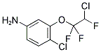 4-CHLORO-3-(2-CHLORO-1,1,2-TRIFLUOROETHOXY)ANILINE Struktur