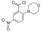 2-MORPHOLIN-4-YL-5-NITRO-BENZOYL CHLORIDE Struktur