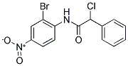 N-(2-BROMO-4-NITRO-PHENYL)-2-CHLORO-2-PHENYL-ACETAMIDE Struktur