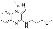 N-(3-METHOXYPROPYL)-1-METHYLIMIDAZO[1,5-A]QUINOXALIN-4-AMINE Struktur