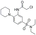 2-CHLORO-N-(5-DIETHYLSULFAMOYL-2-PIPERIDIN-1-YL-PHENYL)-ACETAMIDE Struktur