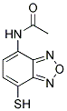 4-ACETAMIDO-7-MERCAPTO-2,1,3-BENZOXADIAZOLE Struktur