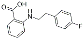 2-[2-(4-FLUORO-PHENYL)-ETHYLAMINO]-BENZOIC ACID Struktur