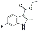 6-FLUORO-2-METHYL-1H-INDOLE-3-CARBOXYLIC ACID ETHYL ESTER Struktur