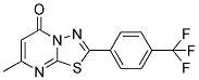 7-METHYL-2-[4-(TRIFLUOROMETHYL)PHENYL]-5H-[1,3,4]THIADIAZOLO[3,2-A]PYRIMIDIN-5-ONE Struktur