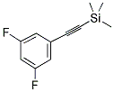 (3,5-DIFLUOROPHENYLETHYNYL)TRIMETHYLSILANE Struktur