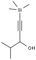 1-ISO-PROPYL-3-(1,1,1-TRIMETHYLSILYL)-2-PROPYN-1-OL Struktur