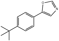 5-[4-(TERT-BUTYL)PHENYL]-1,3-OXAZOLE Struktur