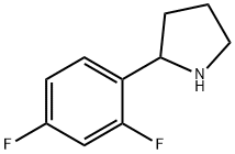 2-(2,4-DIFLUORO-PHENYL)-PYRROLIDINE Struktur