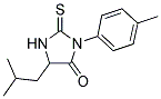 5-ISOBUTYL-2-THIOXO-3-P-TOLYL-IMIDAZOLIDIN-4-ONE Struktur