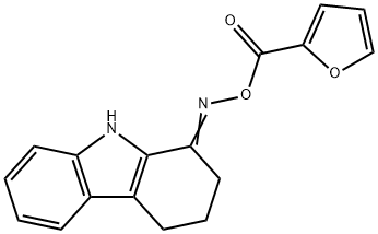 1-([(2-FURYLCARBONYL)OXY]IMINO)-2,3,4,9-TETRAHYDRO-1H-CARBAZOLE Struktur