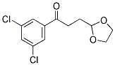 3',5'-DICHLORO-3-(1,3-DIOXOLAN-2-YL)PROPIOPHENONE Struktur