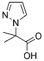 2-METHYL-2-(1H-PYRAZOL-1-YL)PROPANOIC ACID Struktur