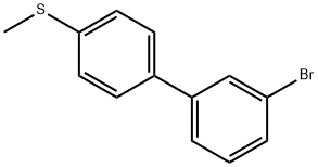 3-BROMO-4'-(METHYLTHIO)BIPHENYL Struktur