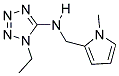 1-ETHYL-N-((1-METHYL-1H-PYRROL-2-YL)METHYL)-1H-TETRAZOL-5-AMINE Struktur