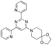 8-(2,6-DIPYRIDIN-2-YLPYRIMIDIN-4-YL)-1,4-DIOXA-8-AZASPIRO[4.5]DECANE Struktur