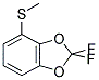 2,2-DIFLUORO-4-METHYLSULFANYL-BENZO[1,3]DIOXOLE Struktur