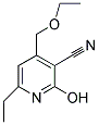 4-(ETHOXYMETHYL)-6-ETHYL-2-HYDROXYNICOTINONITRILE Struktur