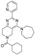 (4-AZEPAN-1-YL-2-PYRIDIN-2-YL-7,8-DIHYDRO-5H-PYRIDO[4,3-D]PYRIMIDIN-6-YL)-CYCLOHEXYL-METHANONE Struktur