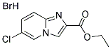 ETHYL 6-CHLOROIMIDAZO[1,2-A]PYRIDINE-2-CARBOXYLATE HYDROBROMIDE Struktur