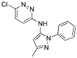 6-CHLORO-N-(3-METHYL-1-PHENYL-1H-PYRAZOL-5-YL)PYRIDAZIN-3-AMINE Struktur