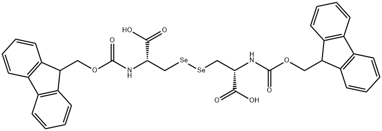 DI-FMOC-SELENO-L-CYSTINE Struktur