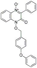 3-OXO-4-(4-PHENOXYBENZYLOXY)-2-PHENYL-3,4-DIHYDROQUINOXALINE 1-OXIDE Struktur