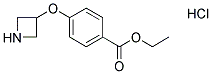 4-(AZETIDIN-3-YLOXY)-BENZOIC ACID ETHYL ESTER HCL Struktur