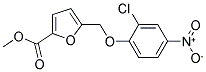 METHYL 5-[(2-CHLORO-4-NITROPHENOXY)METHYL]-2-FUROATE Struktur