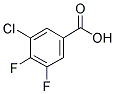 3-CHLORO-4,5-DIFLUOROBENZOIC ACID Struktur