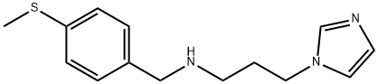 (3-IMIDAZOL-1-YL-PROPYL)-(4-METHYLSULFANYL-BENZYL)-AMINE Struktur