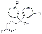 3,3'-DICHLORO-4''-FLUOROTRITYL ALCOHOL Struktur