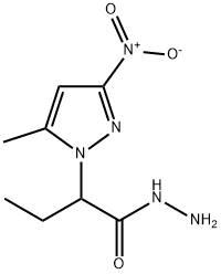 2-(5-METHYL-3-NITRO-PYRAZOL-1-YL)-BUTYRIC ACID HYDRAZIDE Struktur