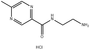 2-[(5-METHYLPYRAZINE-2-CARBONYL)AMINO]-ETHYLAMINE HYDROCHLORIDE Struktur