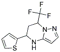 5-THIOPHEN-2-YL-7-TRIFLUOROMETHYL-4,5,6,7-TETRAHYDRO-PYRAZOLO[1,5-A]PYRIMIDINE Struktur