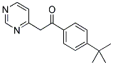 1-(4-TERT-BUTYLPHENYL)-2-PYRIMIDIN-4-YL ETHANONE Struktur