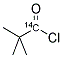 TRIMETHYLACETYL CHLORIDE, [1-13C] Struktur